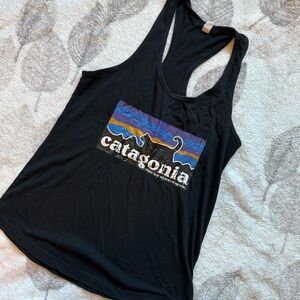 Black Catagonia Tank Top